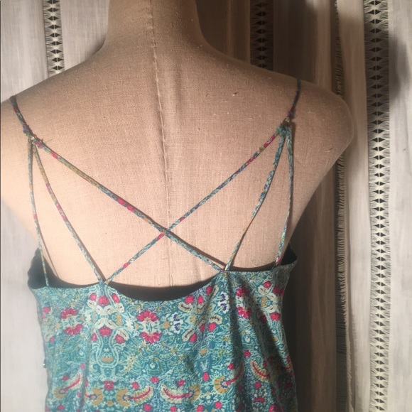 ANTHRO Maeve Anthropologie 100% silk Tunic Dress size 8 Medium - Picture 10 of 11